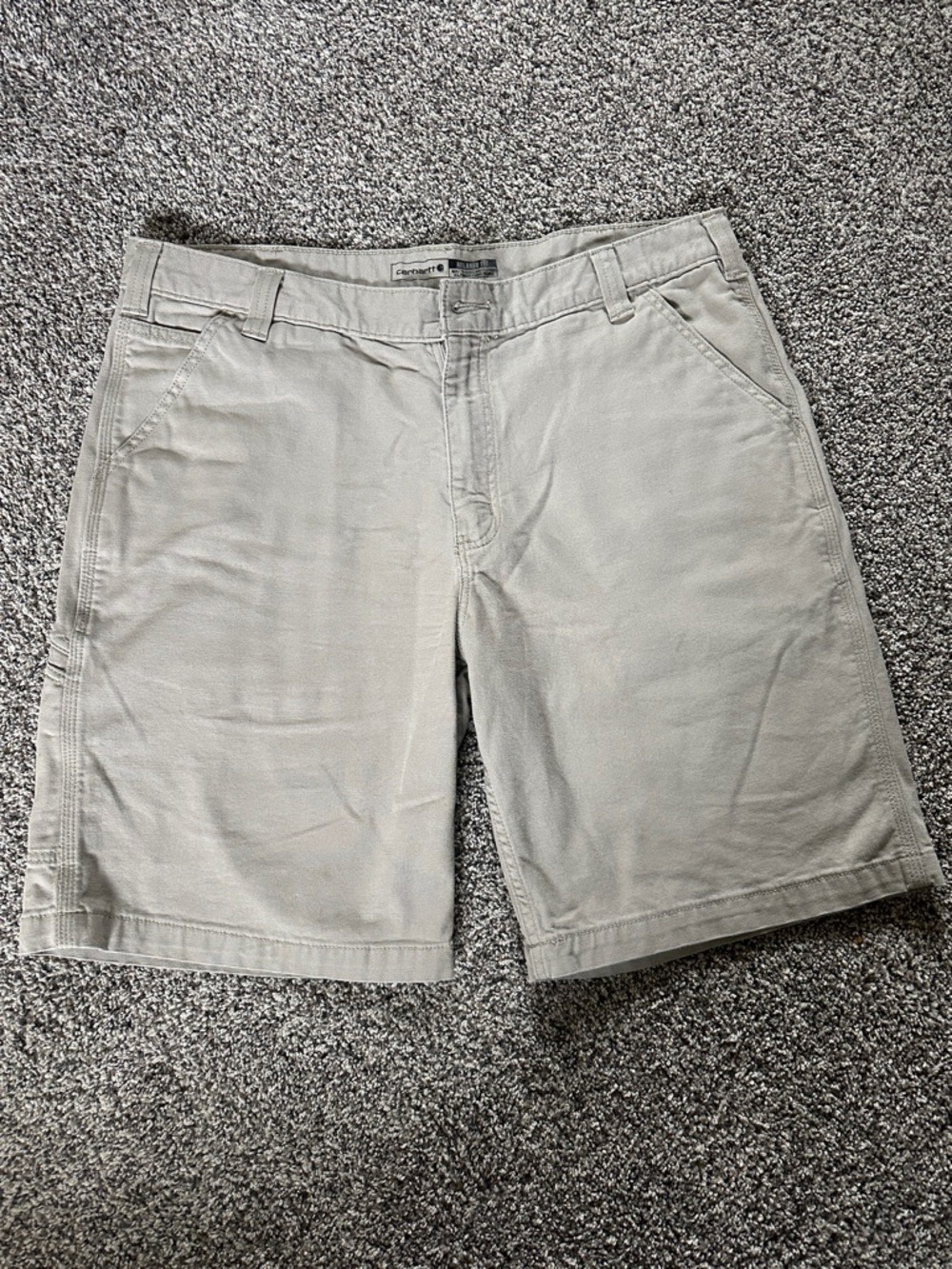 Carhartt Rugged Flex Men’s Khaki Flat Front Shorts